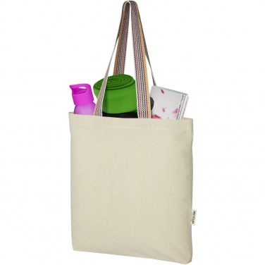 Logotrade promotional giveaways photo of: Rainbow 180 g/m² recycled cotton tote bag 5L