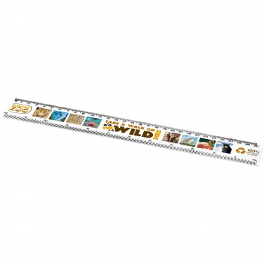 Logo trade advertising products picture of: Refari 30 cm recycled plastic ruler