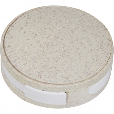 Logo trade business gifts image of: Kenzu wheat straw USB hub