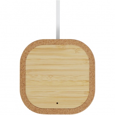 Logo trade promotional giveaway photo of: Cerris 15W cork wireless charging pad