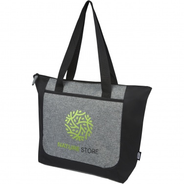 Logotrade advertising product image of: Reclaim GRS recycled two-tone zippered tote bag 15L