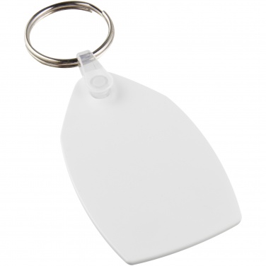 Logo trade promotional items picture of: Tait rectangular-shaped recycled keychain