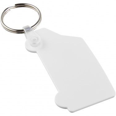 Logotrade advertising product image of: Tait van-shaped recycled keychain