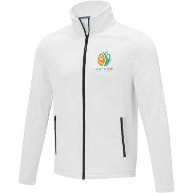 Logo trade promotional merchandise photo of: Zelus men's fleece jacket