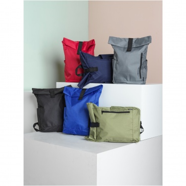 Logotrade business gift image of: Byron 15.6" GRS RPET roll-top backpack 18L
