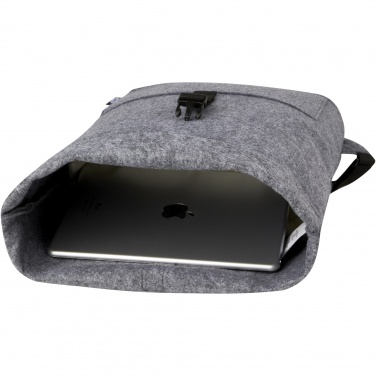 Logotrade advertising product image of: Felta GRS recycled felt roll-top bike bag 13L