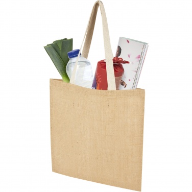 Logotrade promotional giveaway picture of: Juta 300 g/m² jute tote bag 7L