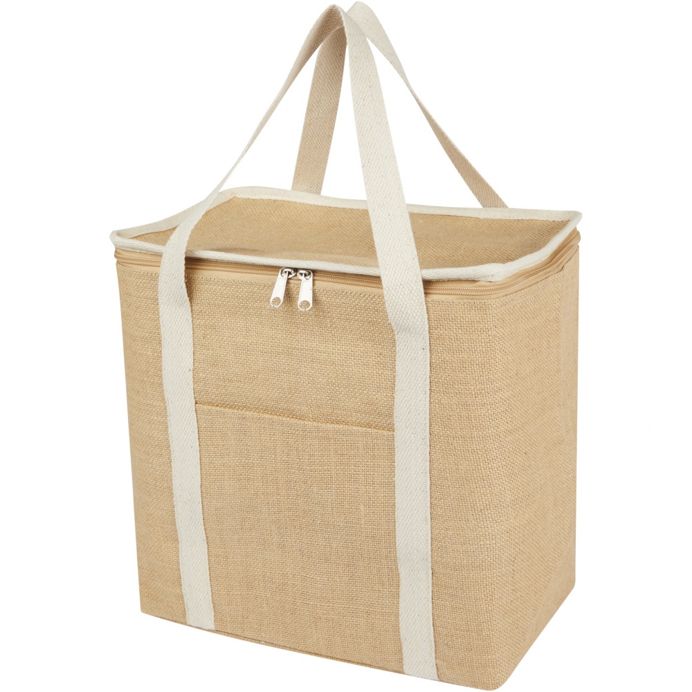 Logotrade advertising product image of: Juta 300 g/m² jute cooler bag 19L