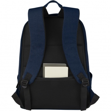Logotrade promotional merchandise picture of: Joey 15.6" GRS recycled canvas anti-theft laptop backpack 18L