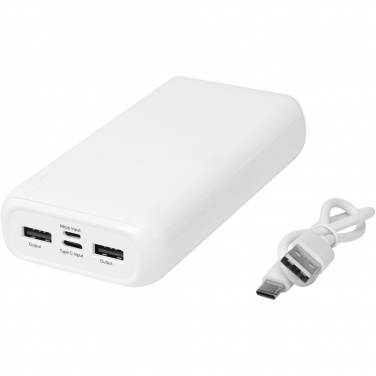Logotrade corporate gift image of: Electro 20.000 mAh recycled plastic power bank 