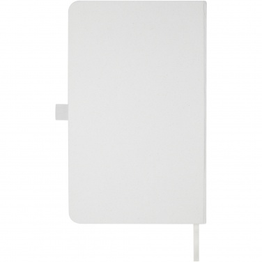 Logo trade promotional giveaways image of: Fabianna crush paper hard cover notebook