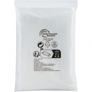 Logotrade advertising products photo of: Mayan recycled plastic disposable rain poncho with storage pouch