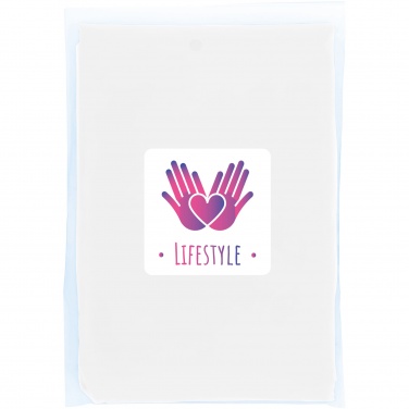 Logotrade promotional product picture of: Mayan recycled plastic disposable rain poncho with storage pouch