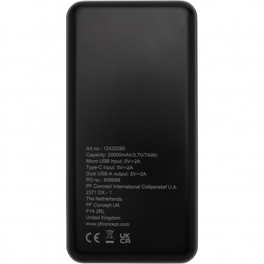 Logotrade corporate gift image of: Loop 20.000 mAh recycled plastic power bank 