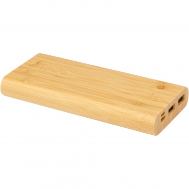 Logotrade business gift image of: Tulda 10.000 mAh bamboo power bank