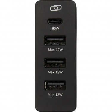 Logo trade promotional item photo of: ADAPT 72W recycled plastic PD power station