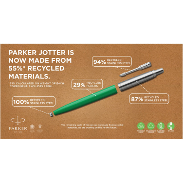 Logo trade promotional items picture of: Parker Jotter Recycled ballpoint pen
