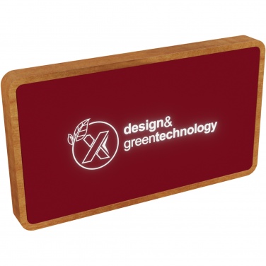 Logo trade promotional giveaways picture of: SCX.design P36 5000 mAh light-up wireless power bank