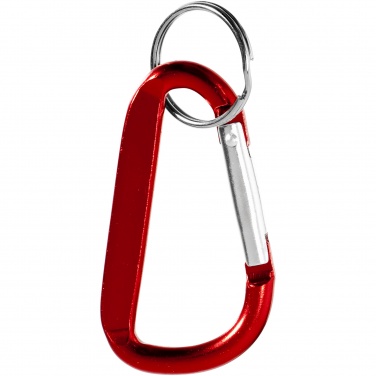 Logotrade promotional merchandise image of: Timor RCS recycled aluminium carabiner keychain