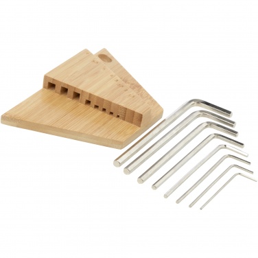 Logotrade promotional items photo of: Allen bamboo hex key tool set