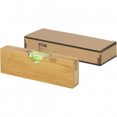 Logo trade promotional item photo of: Flush bamboo spirit level with bottle opener