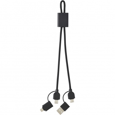 Logotrade promotional merchandise photo of: Connect 6-in-1 RCS recycled aluminium 45W quick charge & data transfer cable