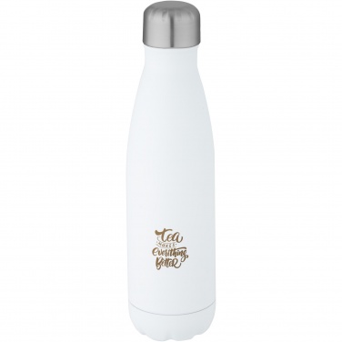 Logotrade promotional giveaway image of: Cove 500 ml RCS certified recycled stainless steel vacuum insulated bottle 