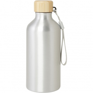 Logotrade promotional merchandise photo of: Malpeza 500 ml RCS certified recycled aluminium water bottle