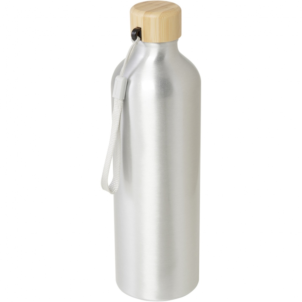 Logo trade advertising products image of: Malpeza 770 ml RCS certified recycled aluminium water bottle