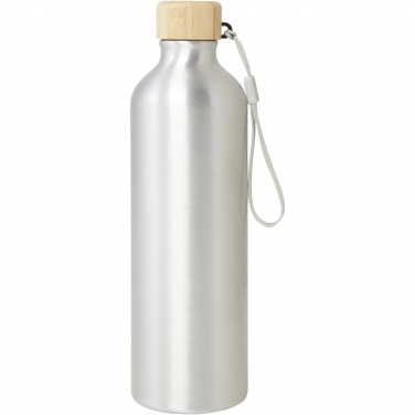 Logo trade promotional item photo of: Malpeza 770 ml RCS certified recycled aluminium water bottle
