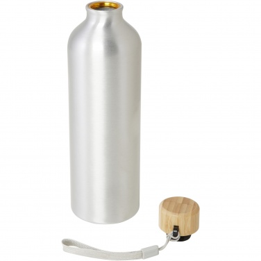 Logo trade promotional giveaways image of: Malpeza 770 ml RCS certified recycled aluminium water bottle