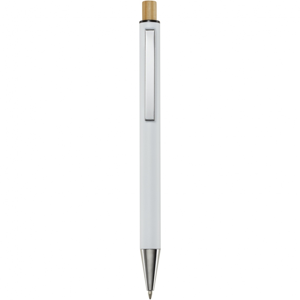Logo trade promotional product photo of: Cyrus recycled aluminium ballpoint pen (blue ink)