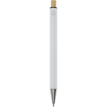 Logotrade corporate gift picture of: Cyrus recycled aluminium ballpoint pen (black ink)