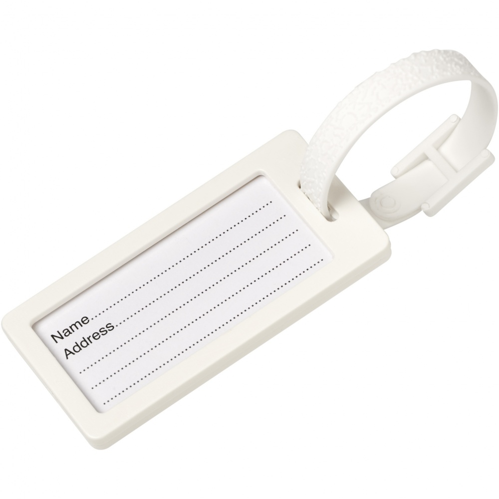 Logotrade advertising product picture of: River recycled window luggage tag