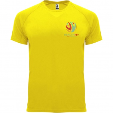 Logo trade promotional giveaways image of: Bahrain short sleeve men's sports t-shirt