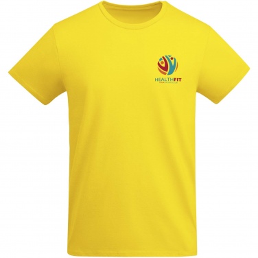 Logo trade promotional giveaways picture of: Breda short sleeve men's t-shirt