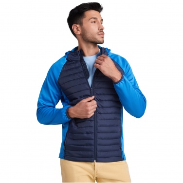 Logo trade promotional giveaway photo of: Minsk unisex hybrid insulated jacket