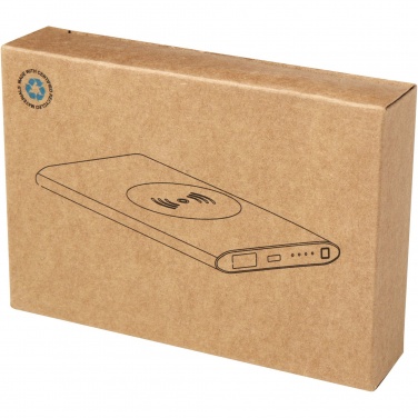 Logotrade corporate gifts photo of: Juice 4000 mAh Type-C recycled aluminium wireless power bank 