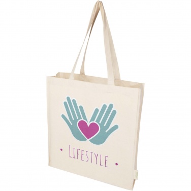 Logo trade advertising products picture of: Orissa 180 g/m² organic full gusset tote bag 14L