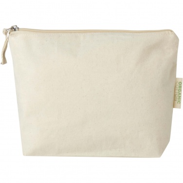 Logo trade promotional merchandise picture of: Orissa 180 g/m² organic toiletry bag 1L