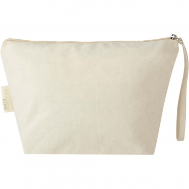 Logo trade promotional merchandise photo of: Orissa 180 g/m² organic large accessory pouch 3L
