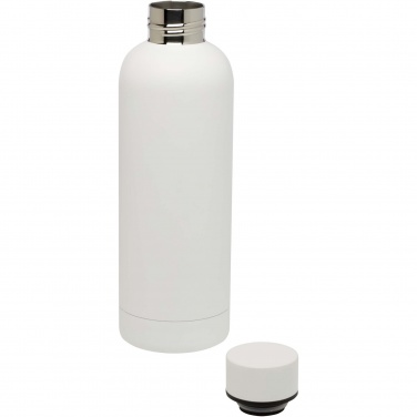 Logo trade corporate gifts image of: Spring 500 ml RCS certified recycled stainless steel copper vacuum insulated bottle