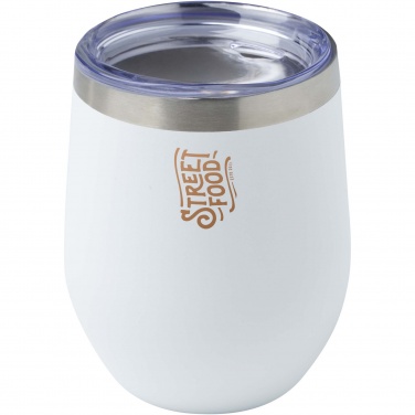 Logotrade promotional merchandise picture of: Corzo 350 ml RCS certified recycled stainless steel copper vacuum insulated cup