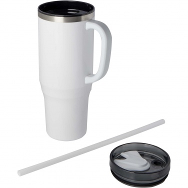 Logo trade promotional product photo of: Melbourne 1200 ml RCS certified insulated tumbler with straw