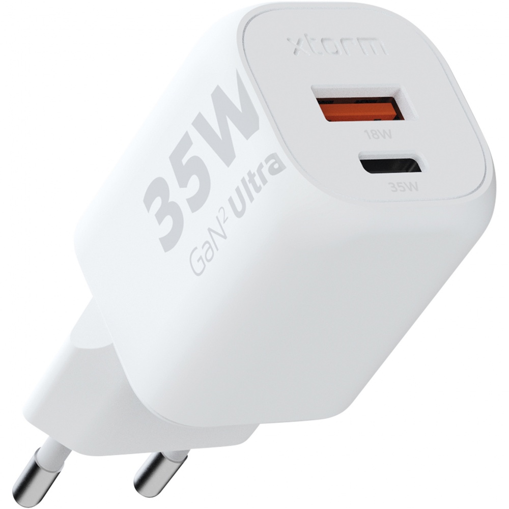 Logo trade promotional item photo of: Xtorm XEC035 GaN² Ultra 35W wall charger