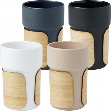 Logo trade promotional item photo of: Tumbler Fika 340 ml with bamboo sleeve