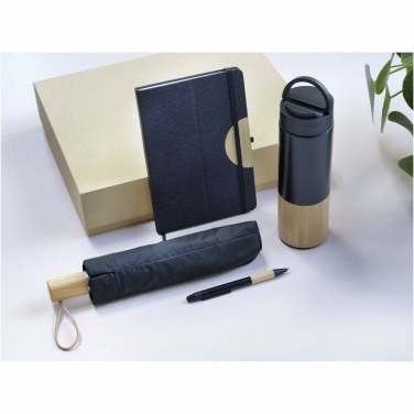 Logotrade promotional giveaway image of: Carmen A5 hard cover notebook and ballpoint pen gift set
