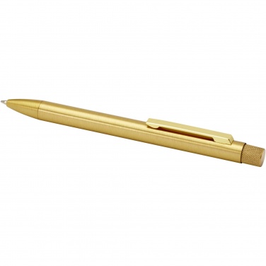 Logo trade promotional giveaways image of: Beatriz recycled brass ballpoint pen
