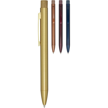 Logotrade corporate gift image of: Beatriz recycled brass ballpoint pen