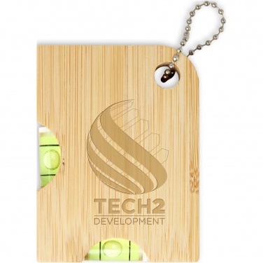 Logo trade promotional items picture of: Levo bamboo bottle opener with level 